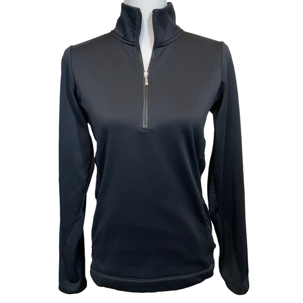 Nike Golf Tour Performance Therma Fit ¼ Zip Black Jacket. Size M